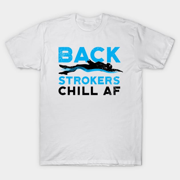 Backstroke Swimmer Chill AF Lite T-Shirt by atomguy